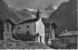 VALAIS GASENRIED Bei Grächen - Nadelhorn  - Photo Gyger Adelboden No 8665 - écrite - Grächen