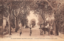 44-SAINT-BREVIN-LES-PINS- L'AVENUE DE LA DUNE D'AMOUR VERS LA MER - Saint-Brevin-les-Pins