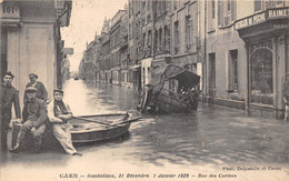 14-CAEN-INONDATION 31 DECEMBRE 1er JANCIER 1926, RUE DES CARMES - Caen