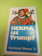 Auto-collant Ancien/Exposition/ HANNOVER MESSE 72 /Herma Ist A Trumpf/ Allemagne /1972        ACOL146 - Pegatinas