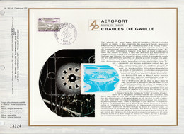 DOCUMENT FDC 1974 AEROPORT CHARLES DE GAULLE - 1970-1979