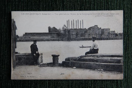 Le GRAND - QUEVILLY : Vue Générale De L'Usine De La Compagnie Centrale D'énergie électrique Prise à DIEPPEDALLE. - Le Grand-Quevilly