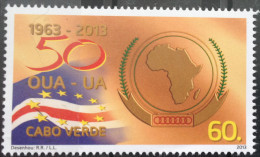 Cabo Verde 2013 - 50° Annversario OUA UA Unité Africaine African Unity 1 Val MNH - Kap Verde