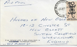 3575  Carta  Palmerston North 1966, New Zealand - Cartas & Documentos
