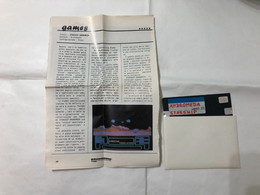 COMMODORE C64 FLOPPY DISK DRIVE ANDROMEDA STARSHIP+RECENSIONE GIORNALE - Commodore