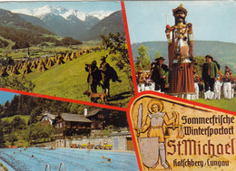 870) ST. MICHAEL / Lungau  - Schwimmbad Jäger U. Jagdhund - Katschberg - Trachten - St. Michael Im Lungau