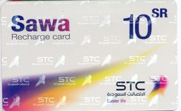 SAOUDI-ARA : SAU13 SR10 Sawa Printed ACT USED Exp: 27.08.2009 - Saudi-Arabien