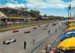 011881 "AUTODROMO NAZIONALE DI MONZA- RETTILINEO DAVANTI ALLE TRIBUNE"   ANIMATA, AUTO.  CART SPED 1967 - Monza