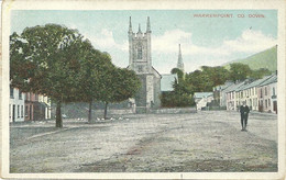 COLOURED POSTCARD - MAIN STREET - WARRENPOINT - COUNTY DOWN - Down