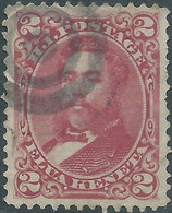 Hawaii,1882 King Kalakaua, 2C Purple Pink Oblitered - Hawaï