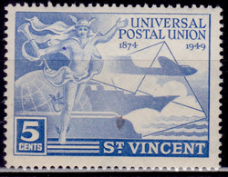 St. Vincent 1949, UPU Issue, Sc#170, MLH - St.Vincent (...-1979)