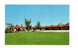 DAVENPORT, Iowa, USA, Bronze Lantern Motel, Old Chrome Postcard - Davenport