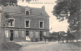 Villiers-Neauphle        78        Hôtel De La Gare      Billard. Café. Restaurant  .  Fiacre         (voir Scan) - Sonstige & Ohne Zuordnung