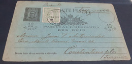 PORTUGAL 1895 Card - Andere & Zonder Classificatie