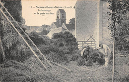 Verneuil-sur-Seine      78       Le Bottelage Et La Pesée Du Foin     (voir Scan) - Sonstige & Ohne Zuordnung
