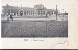 Mons - La Gare Et Le Square - Mons