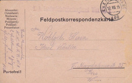 Feldpostkarte - K.k. Landwehrinfanterieregiment Wien Nr. 1 Nach Wien - Mit Orig. Handzeichnung - 1915 (53507) - Lettres & Documents