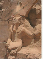 CPM, Egypte , Louxor ,A Statue Of King Ramses II ,of Luxor - Tempels Van Aboe Simbel