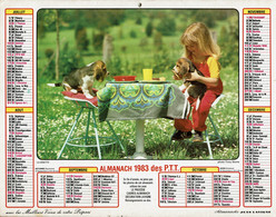 1983 - LA DINETTE Et ETONNEMENT - Almanachs Jean Lavigne - Groot Formaat: 1981-90
