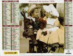 1999 - TENDRE COMPLICITE (Photos Rétro) - Almanachs Oberthur - Formato Grande : 1991-00