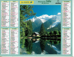 2006 - COMBLOUX (Haute Savoie) Et LAC DES GAILLANDS ET MONT BLANC (Haute Savoie) - Almanachs Oberthur - Formato Grande : 2001-...