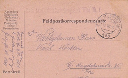 Feldpostkarte - K.k. Landwehrinfanterieregiment Wien Nr. 1 Nach Wien - 1915 (53509) - Briefe U. Dokumente