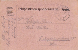 Feldpostkarte - K.k. Landwehrinfanterieregiment Wien Nr. 1 Nach Wien - 1915 (53513) - Briefe U. Dokumente