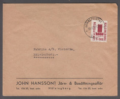 1945. SVERIGE LOKALPOSTEN HÄLSINGBORG . 6 ÖRE. Cancelled LOKALPOSTEN 19 SEP 1945.Send... () - JF412107 - Emissioni Locali