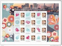 Christmas Island 2011 Japan World Stamp Exhibition Sheetlet MNH - Christmas Island