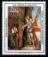 ITALIA - 1996 - SARA E L'ANGELO DI GIAMBATTISTA TIEPOLO - MNH - 1991-00:  Nuovi
