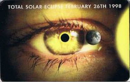 NED.ANTILLES : ANTELECOM 3 $5 Total Solar Eclipse 26/2/98 USED Exp: 1 MAR 1999   (x) - Antillen (Niederländische)