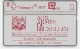 1991 : P091 AUX ARMES DE BRUXELLES (rood) MINT - Sin Chip