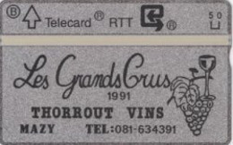 1990 : P054 LES GRAND-CRUS THORROUT VINS MINT - Without Chip