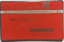 1989 : P002 ALCATEL WITH COMPLIMENTS USED - Senza Chip