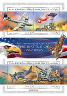 Maldives 2020   Battle Of Iwo Jima , World War II  S202011 - Maldives (1965-...)