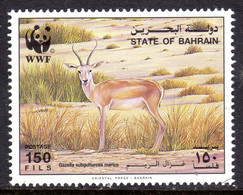 BAHRAIN - 1993 WWF GAZELLE 150f STAMP TOP VALUE FINE MNH ** SG 488 - Bahrain (1965-...)