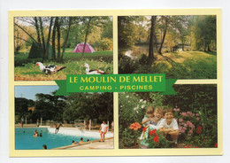- CPM SAINT HILAIRE DE LUSIGNAN (47) - Camping LE MOULIN DE MELLET - Edition Charles Sirion - - Autres & Non Classés