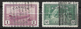 Canada   N° 223 Et 224      Oblitérés  B/ TB          - Used Stamps
