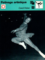 Fiche Sports: Patinage Artistique - Carol Heiss (USA) Championne Olympique 1960 Et Du Monde De 1956 à 1960 - Sports