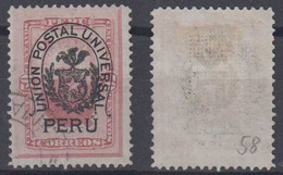 Chile Occupation Of Peru 1882 Mi# 9 Used 50c - Chile