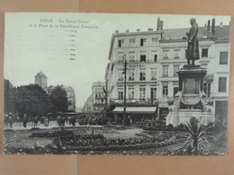 Liège La Statue Grétry Et La Place De La République Française - Liege