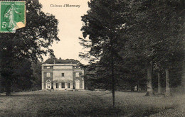 80. CPA. - HORNOY - Le Chateau D' Hornoy - Parc - 1916. - Scan Du Verso  - - Hornoy Le Bourg