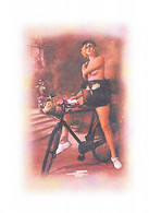 Pin-Up - Factrice Sexy à Vélo - Bicyclette - Poste - Tirage Limité 12 Ex - Pin-Ups
