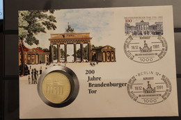 Deutschland Numisbrief "200 Jahre Brandenburger Tor", 1991 - Zonder Classificatie