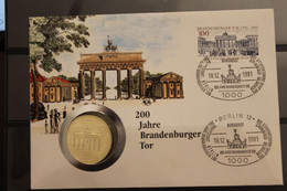 Deutschland Numisbrief "200 Jahre Brandenburger Tor", 1991 - Unclassified