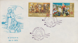 Enveloppe  FDC   1er  Jour   TURQUIE   Paire    EUROPA     1975 - 1975