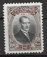 Turkey * Mint Hinged 1928 (320 Euros) For 10% - Ungebraucht