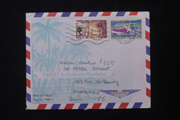 POLYNÉSIE - Enveloppe Touristique De Papeete Pour La France En 1967 - L 83228 - Lettres & Documents