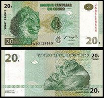 CONGO - 94A - 20f (20 Francs) - 2003 - Non Classés