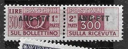 Italy Triest A Mnh ** 120 Euros 1950 - Postal And Consigned Parcels